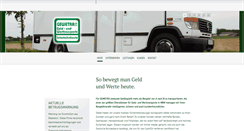 Desktop Screenshot of gewetra.de